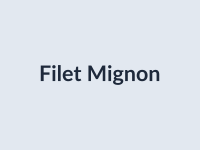 Filet Mignon