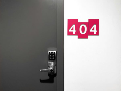 404 Error - Page Not Found